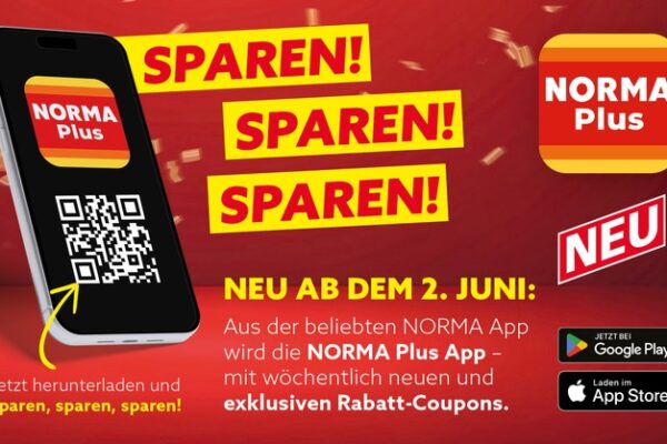 NORMA Plus App startet am 2. Juni: Exklusive Sparvorteile für Kundinnen und Kunden direkt auf das Smartphone / Attraktive Preisvorteile dank digitaler Coupons