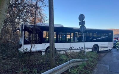 FW-EN: Wetter – zwei kleinere Hilfeleistungseinsätze sowie ein Verkehrsunfall mit Linienbus