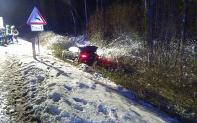 FW Sonsbeck: Verkehrsunfall zwischen PKW und LKW auf der A57