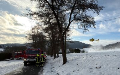 FW Finnentrop: Brandeinsatz in Finnentrop-Rönkhausen