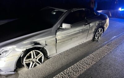POL-BI: Unfallflucht mit Funkenflug auf der A2