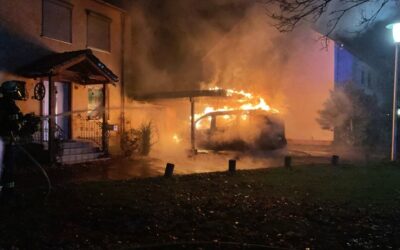 FW-BN: Schnelles Eingreifen der Feuerwehr verhinderte Gebäudebrand