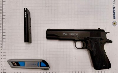 BPOL NRW: Hauptbahnhof Hamm – Bundespolizei stellt Softairwaffe und Cuttermesser bei 15-Jährigen sicher