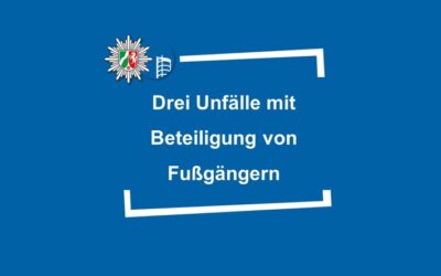 POL-OB: Drei Unfälle mit Beteiligung von Fußgängern