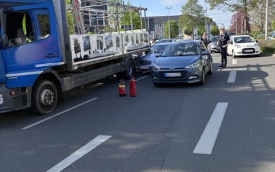 FW-MH: FW-MH: Verkehrsunfall Mülheim-Stadtmitte