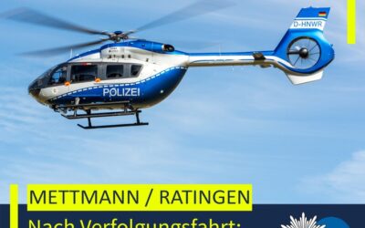 POL-ME: Mit dem Auto vor der Polizei geflüchtet: Duo gefasst – 2604115