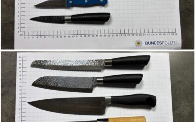 BPOL NRW: Acht Messer im Rucksack mitgeführt – Bundespolizei stellt alkoholisierten Mann im Dortmunder Hauptbahnhof