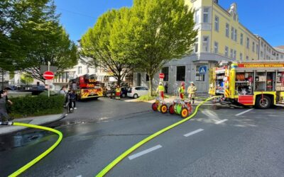 FW Mettmann: Fritteusenbrand in einer Gastronomie
