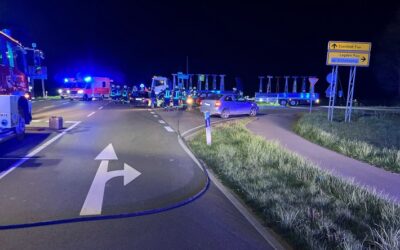 POL-COE: Rosendahl-Osterwick, L555, Midlich, Sunderstiege/Vier Verletzte bei Verkehrsunfall