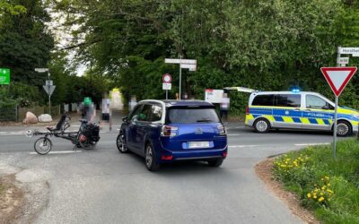 POL-BI: Unfall mit Tandem