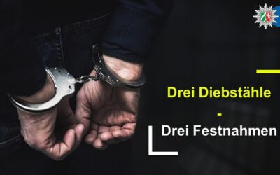 POL-OB: Drei Diebstähle – Drei Festnahmen