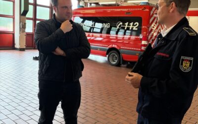 FW Düren: Daniel Walter MdB informiert sich über Feuerwehr und Rettungsdienst der Stadt Düren