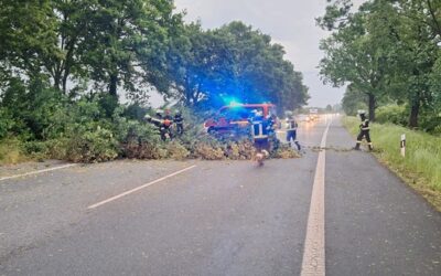 FW-WRN: Mehrere Sturmbedingte Einsätze für die Freiwilligen Feuerwehr Werne