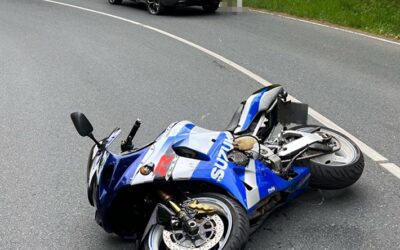 POL-HA: Motorradfahrer ist nicht ortskundig und verunfallt in Kurvenbereich