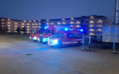 FW-KLE: Ammoniakaustritt in Industriebetrieb