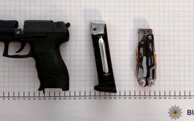 BPOL NRW: Bundespolizei stellt Messer und Gaswaffe nach Ladendiebstahl sicher