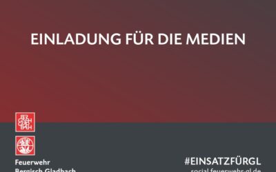 FW-GL: Presseeinladung – Jahresübung 2026 der Feuerwehr Bergisch Gladbach am 20.06.2026