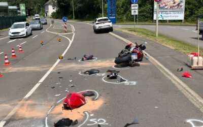 POL-GM: Zwei Verkehrsunfälle in Alperbrück binnen einer Stunde