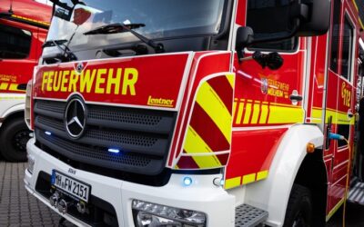 FW-MH: Feuerwehr trägt beschädigten Baum ab