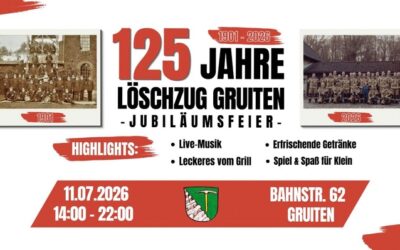FW-HAAN: Feier zum 125-jährigen Bestehen des Löschzugs Gruiten