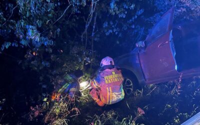 FW Ratingen: Verkehrsunfall nach Ausweichmanöver