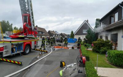 FW-DO: Brand von Lithium-Akkus in Einfamilienhaus in Dortmund-Westrich