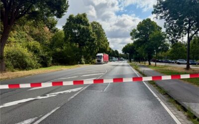 FW Hünxe: Gefahrguteinsatz auf der B 58