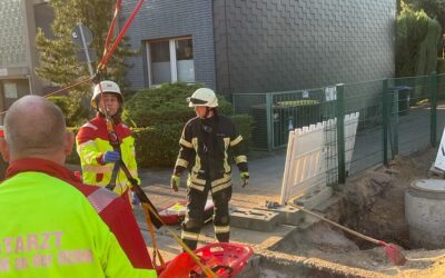 FW-MH: Arbeitsunfall in MH-Heißen – Rettungshubschrauber im Einsatz