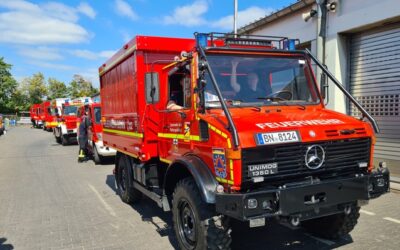 FW-BN: EU Waldbrandmodul im Kreis Düren im Einsatz, Erstmeldung