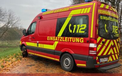 FW-LEV: Waldbrand Rheindorf