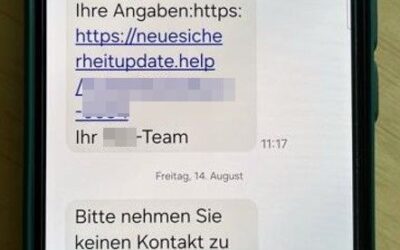 POL-BI: Vorsicht vor betrügerischen SMS von vermeintlichen Bankmitarbeitern