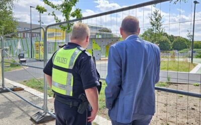 POL-HAM: Polizeipräsident Thomas Kubera wieder auf Bezirksstreife. Sein erster Halt: Uentrop.