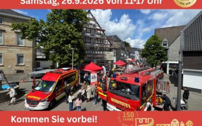 FW-EN: Blaulichttag der Freiwilligen Feuerwehr Herdecke am 26. September