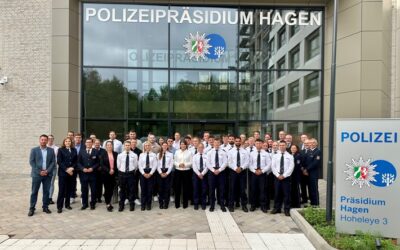 POL-HA: Polizei Hagen begrüßt Verstärkung – 35 neue Kolleginnen und Kollegen